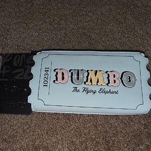 Loungefly Dumbo White and Pink Luggage Tag